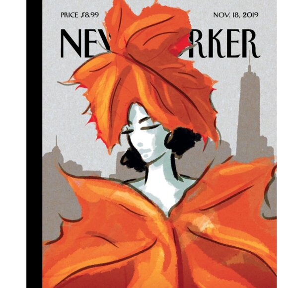 The New Yorker magazine: November 18, 2019, "Dressing for Fall", Schössow - Picture 2 of 2